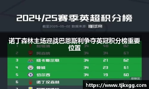 诺丁森林主场迎战巴恩斯利争夺英冠积分榜重要位置